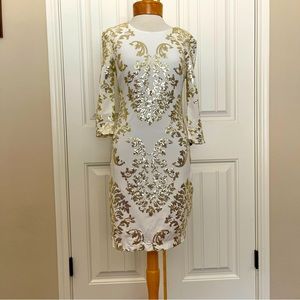 B. Darlin white dress, size 9/10